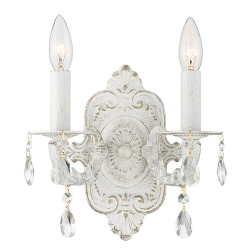 Paris Market 10'' Swarovski Strass Crystal Antique White Sconce (205|5022-AW-CL-S)