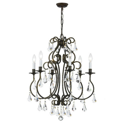 Ashton 21.5'' Hand Cut Crystal English Bronze Chandelier (205|5016-EB-CL-MWP)