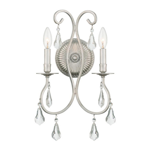 Ashton 10.5'' Hand Cut Crystal Olde Silver Sconce (205|5012-OS-CL-MWP)