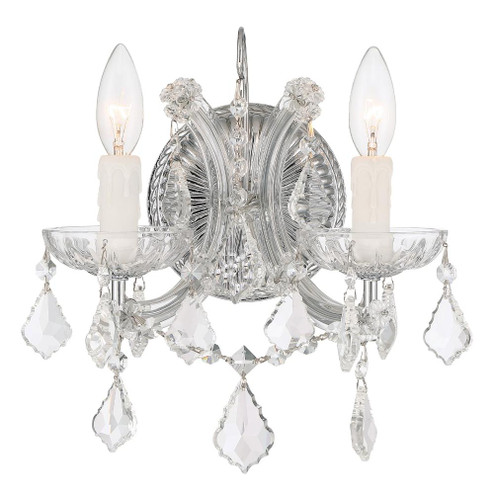 Maria Theresa 10.5'' Swarovski Spectra Crystal Polished Chrome Sconce (205|4472-CH-CL-SAQ)