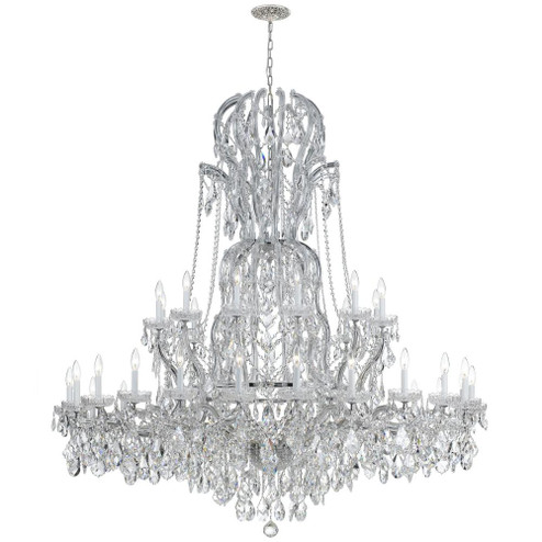 Maria Theresa 64'' Swarovski Spectra Crystal Polished Chrome Chandelier (205|4460-CH-CL-SAQ)