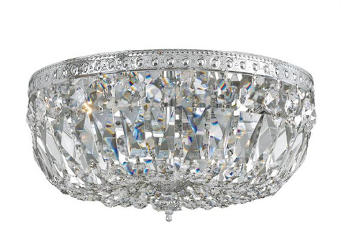 Crystorama 3 Light Spectra Crystal Polished Chrome Flush Mount (205|712-CH-CL-SAQ)