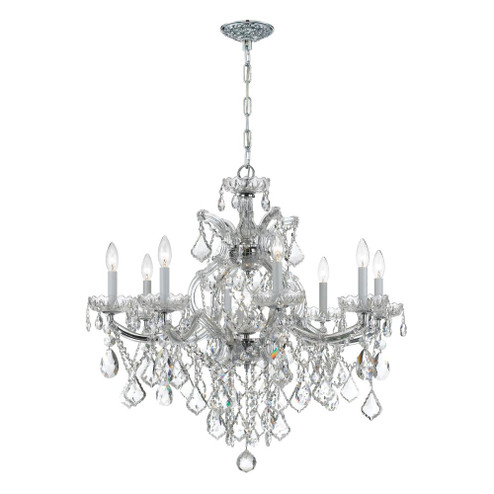 Maria Theresa 28'' Swarovski Spectra Crystal Polished Chrome Chandelier (205|4409-CH-CL-SAQ)