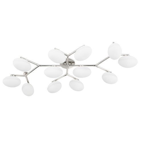 12 LIGHT SEMI FLUSH (57|5559-PN)