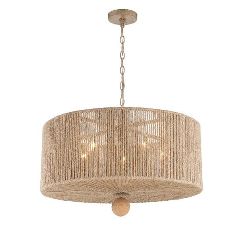 Jessa 24'' Burnished Silver Chandelier (205|JES-B7105-BS)