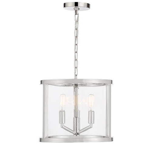 Libby Langdon Devon 11.75'' Polished Nickel Chandelier (205|DEV-B8003-PN)