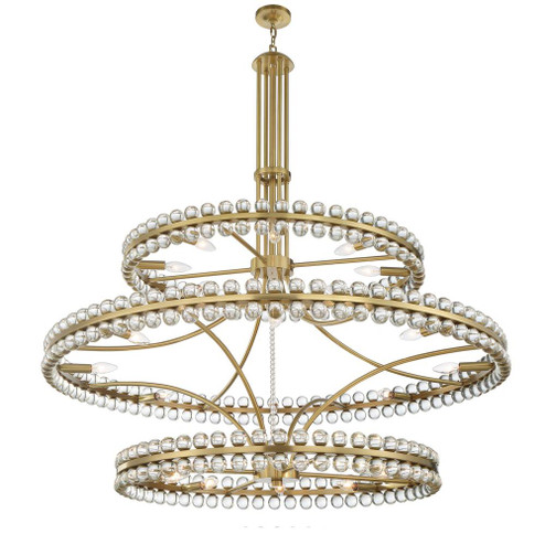 Clover 48'' Aged Brass Chandelier (205|CLO-8000-AG)