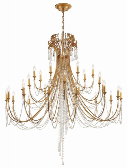 Arcadia 61'' Antique Gold Chandelier (205|ARC-1929-GA-CL-MWP)