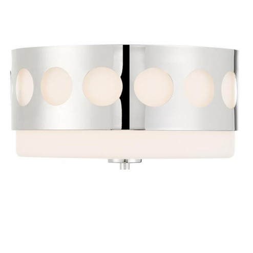 Kirby 2 Light Polished Nickel Flush Mount (205|KIR-B8100-PN)