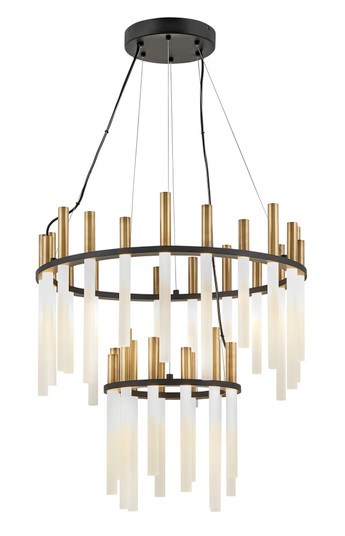 Medium LED Multi Tier Chandelier (88|FR30708BLK)