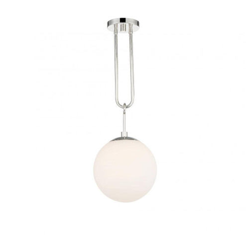 Becker 1-Light Pendant in Polished Nickel (128|7-180-1-109)