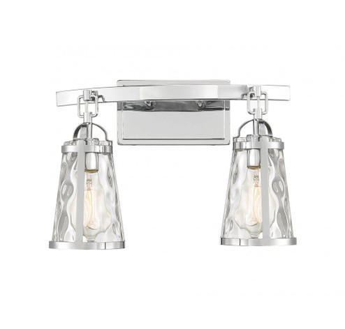 Albany 2-Light Bathroom Vanity Light in Polished Chrome (128|8-560-2-11)