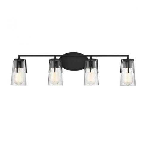 Sacremento 4-Light Bathroom Vanity Light in Black (128|8-7045-4-BK)