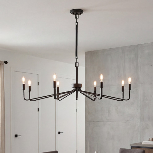 Salem 8-Light Chandelier in Forged Iron (128|1-6400-8-190)
