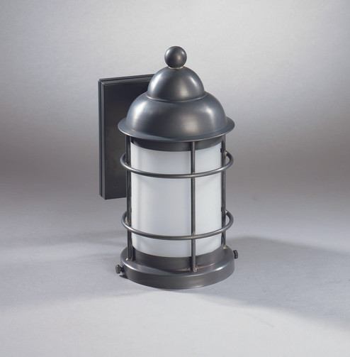 Nautical Wall Dark Antique Brass Medium Base Socket Seedy Marine Glass (850|3511-DAB-MED-FST)