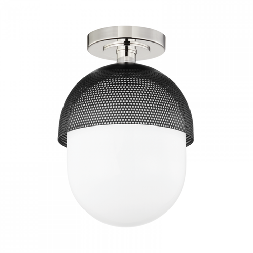 Nyack Semi Flush (57|6110-PN/BK)