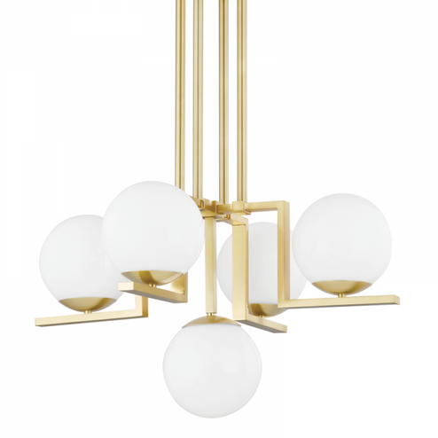 5 LIGHT CHANDELIER (57|5085-AGB)