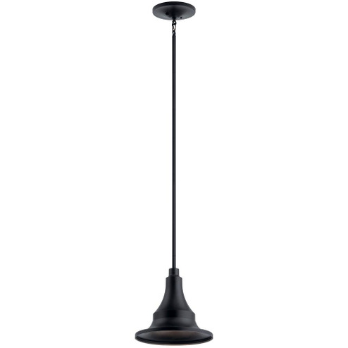 Hampshire 13.25 inch 1 Light Medium Outdoor Pendant/Semi Flush in Textured Black (2|59057BKT)