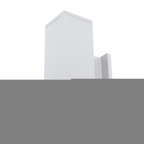 Cube Architectural 5'' LED Color Changing Up and Down Wall Light (1357|DC-WD05-FC-CC-WT)