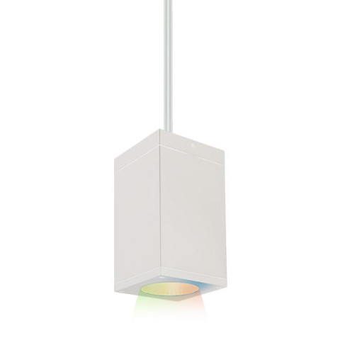 Cube Architectural 5'' LED Color Changing Pendant (1357|DC-PD05-S-CC-WT) Cube Architectural 5'' LED Color Changing Pendant (1357|DC-PD05-S-CC-WT)