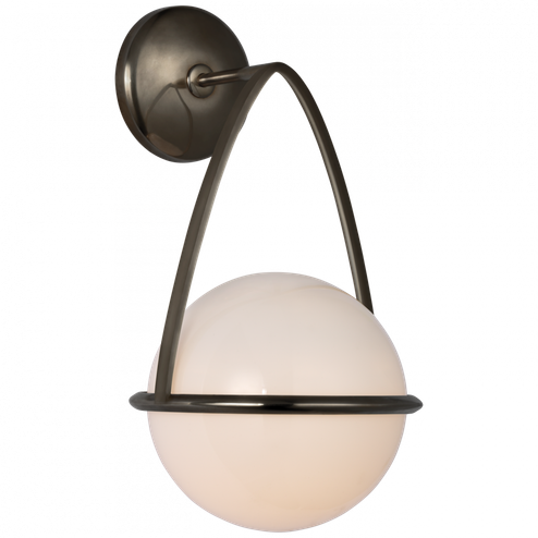 Lisette Bracketed Sconce (279|ARN 2362BZ-WG)