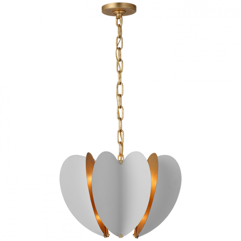 Danes Small Chandelier (279|KS 5130WHT/G)