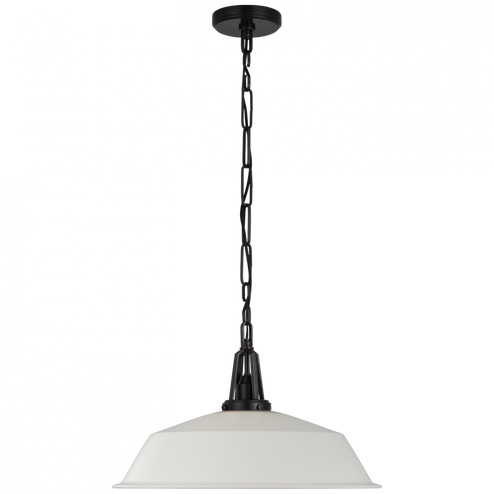 Layton 20'' Pendant (279|CHC 5462BZ-WHT)