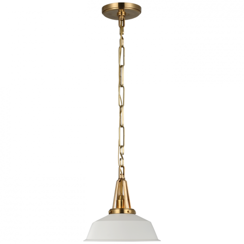 Layton 10'' Pendant (279|CHC 5460AB-WHT)