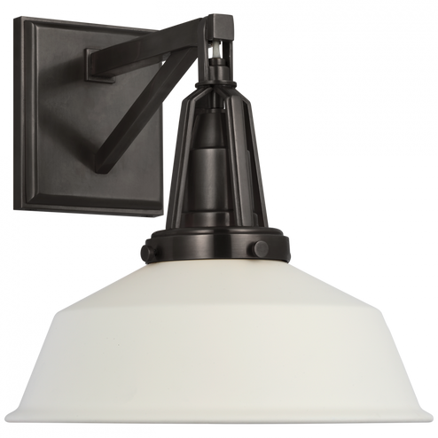 Layton 10'' Sconce (279|CHD 2455BZ-WHT)