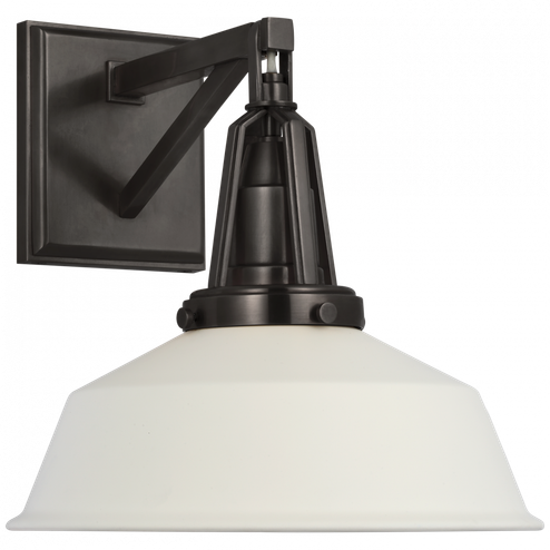 Layton 10'' Sconce (279|CHD 2455BZ-WHT)