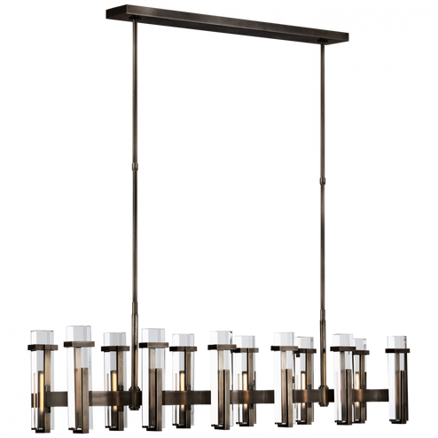 Malik Large Linear Chandelier (279|S 5915BZ-CG)