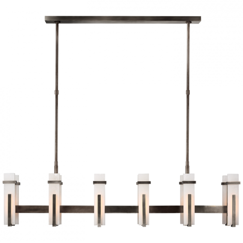 Malik Large Linear Chandelier (279|S 5915BZ-ALB)