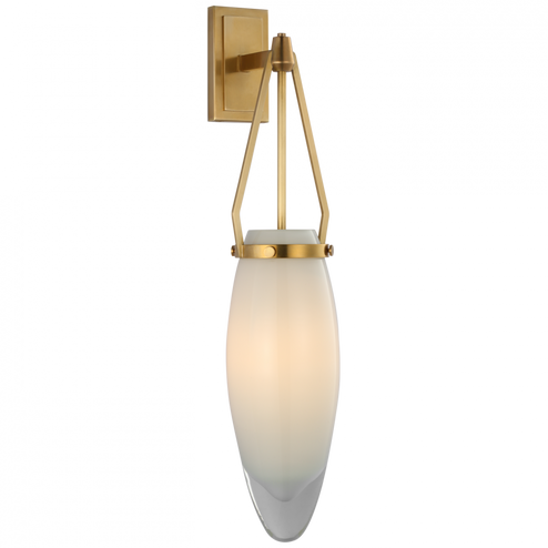 Myla Medium Bracketed Sconce (279|CHD 2420AB-WG)