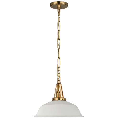 Layton 14'' Pendant (279|CHC 5461AB-WHT)