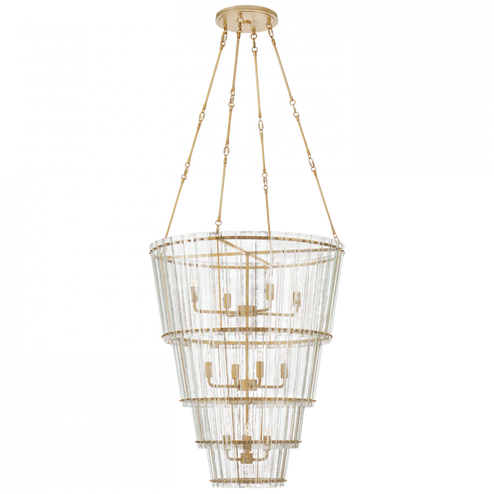 Cadence Large Waterfall Chandelier (279|S 5657HAB-AM)