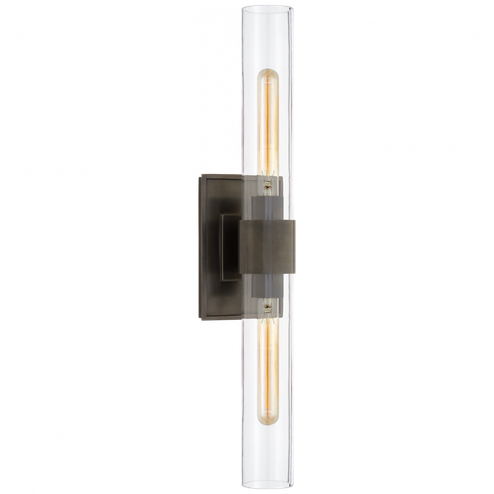 Presidio Petite Double Sconce (279|S 2164BZ-CG)