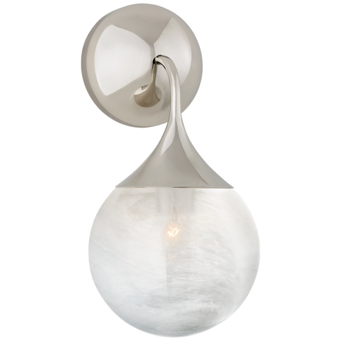 Cristol Small Single Sconce (279|ARN 2404PN-WG)