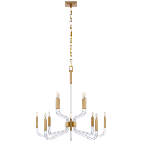 Reagan Medium Two Tier Chandelier (279|CHC 5903AB/CG)