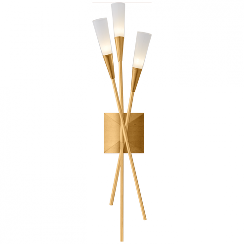 Stellar Triple Tail Sconce (279|CHD 2602G)