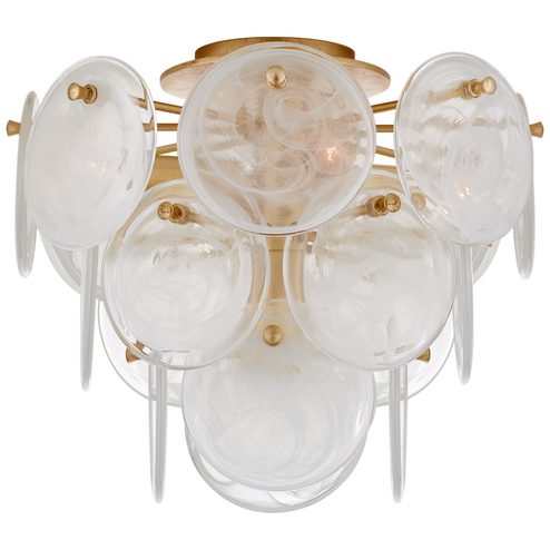 Loire Medium Tiered Flush Mount (279|ARN 4450G-WSG)