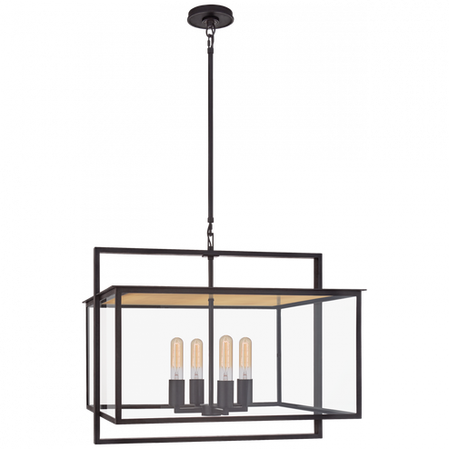 Halle Wide Hanging Lantern (279|S 5797AI-CG)