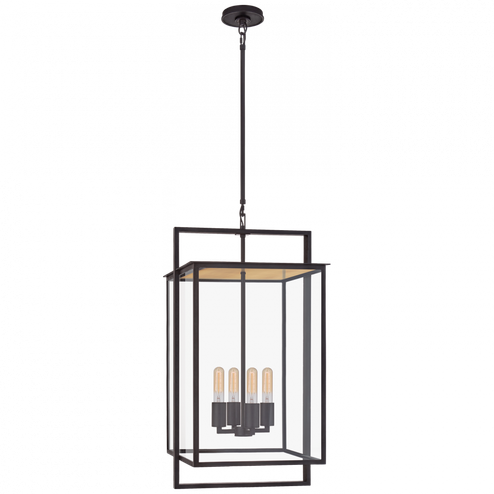 Halle Medium Hanging Lantern (279|S 5793AI-CG)