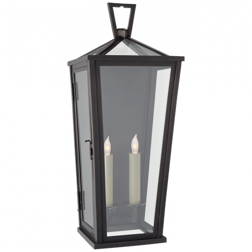Darlana Medium Tall 3/4 Wall Lantern (279|CHO 2791BZ-CG)
