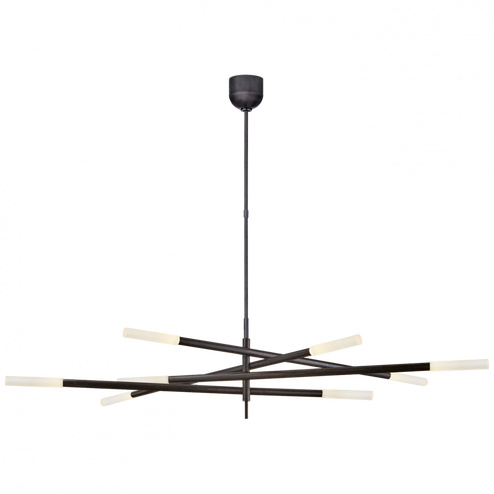 Rousseau Grande Eight Light Articulating Chandelier (279|KW 5589BZ-EC)
