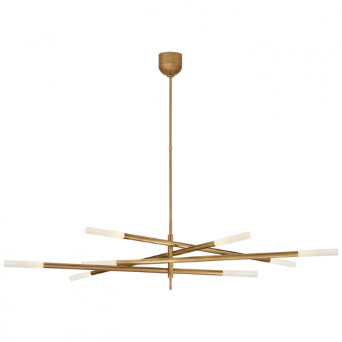 Rousseau Grande Eight Light Articulating Chandelier (279|KW 5589AB-EC)
