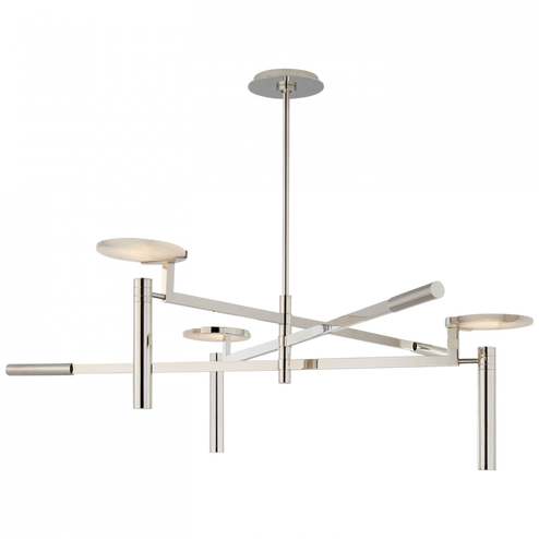 Melange Large Floating Disc Chandelier (279|KW 5602PN-ALB)