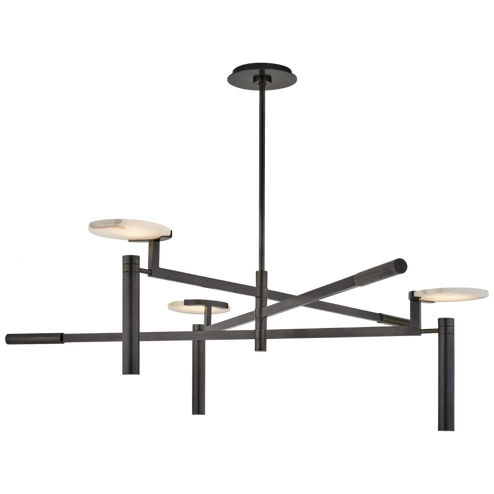 Melange Large Floating Disc Chandelier (279|KW 5602BZ-ALB)