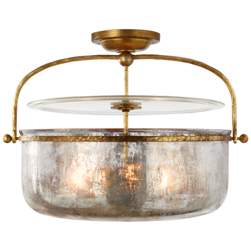 Lorford Medium Semi-Flush Lantern (279|CHC 4270GI-MG)