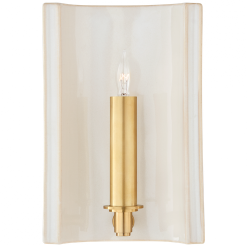 Leeds Small Rectangle Sconce (279|CS 2609IVO)