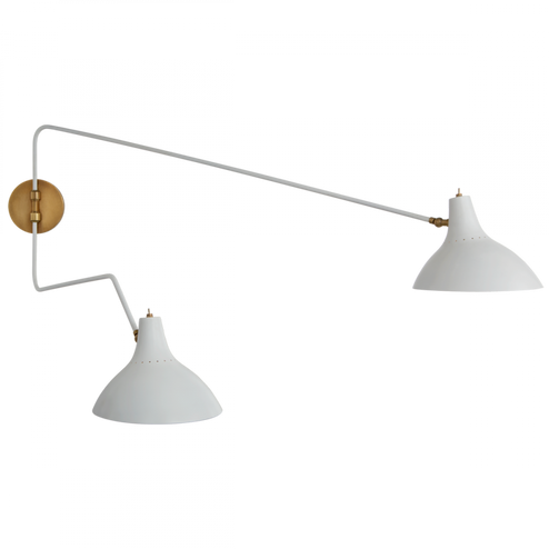 Charlton Large Double Wall Light (279|ARN 2072WHT)